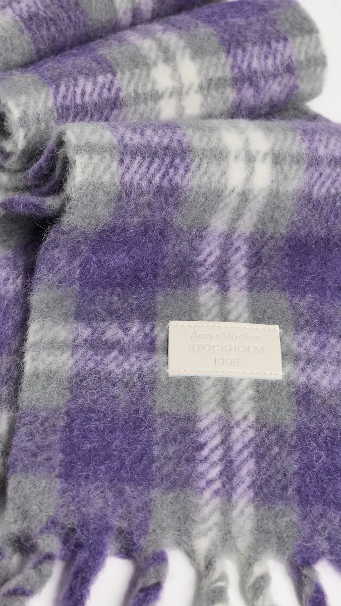 Acne Studios Valley Check Scarf | Thumbnail 4 Acne Studios Valley Check Scarf | Thumbnail 4