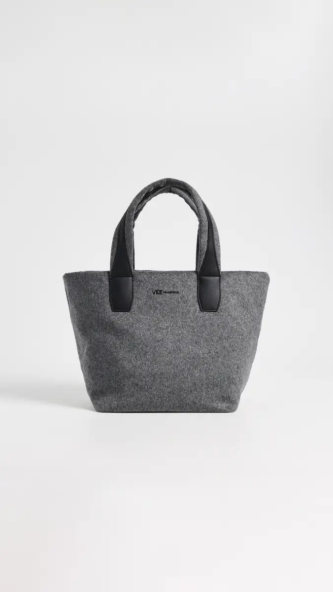 Vee Collective Essence Wool Small Tote | Thumbnail 2 Vee Collective Essence Wool Small Tote | Thumbnail 2