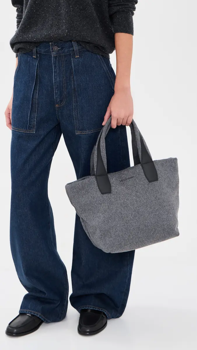 Vee Collective Essence Wool Small Tote | Thumbnail 3 Vee Collective Essence Wool Small Tote | Thumbnail 3