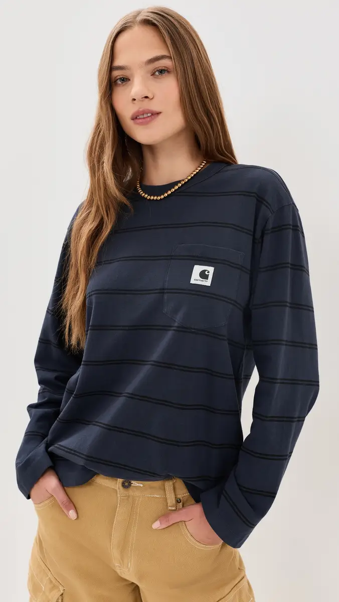 Carhartt WIP Long Sleeve Cardona Pocket T-Shirt | Thumbnail 2