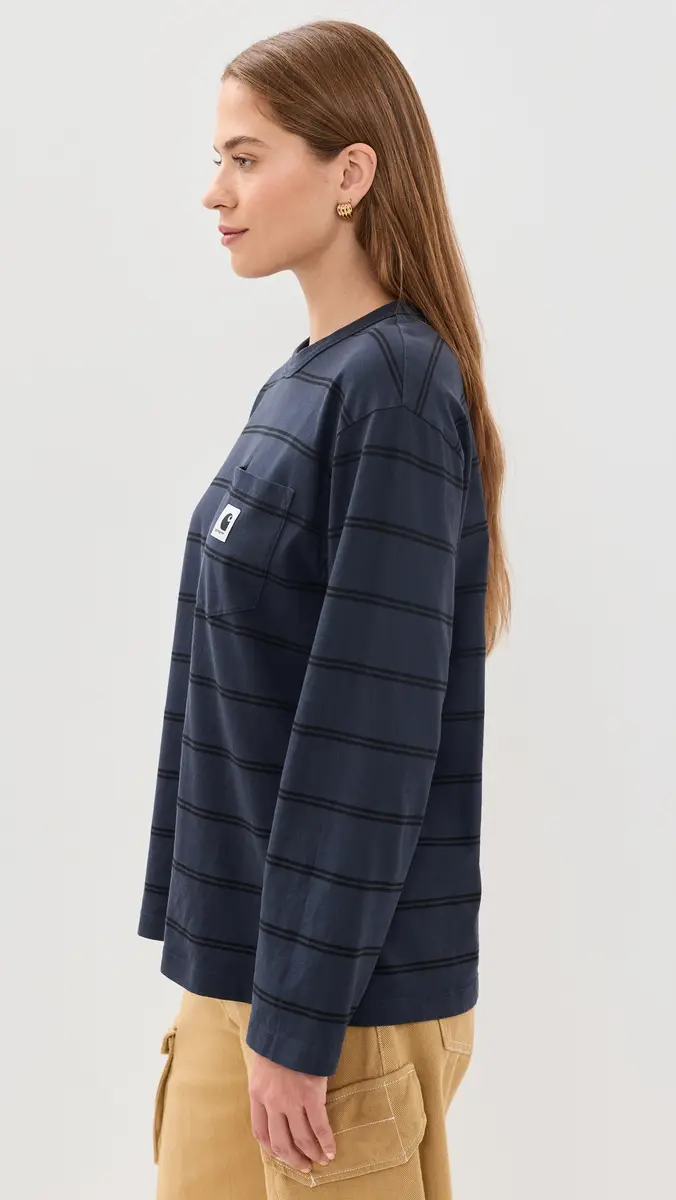Carhartt WIP Long Sleeve Cardona Pocket T-Shirt | Thumbnail 4