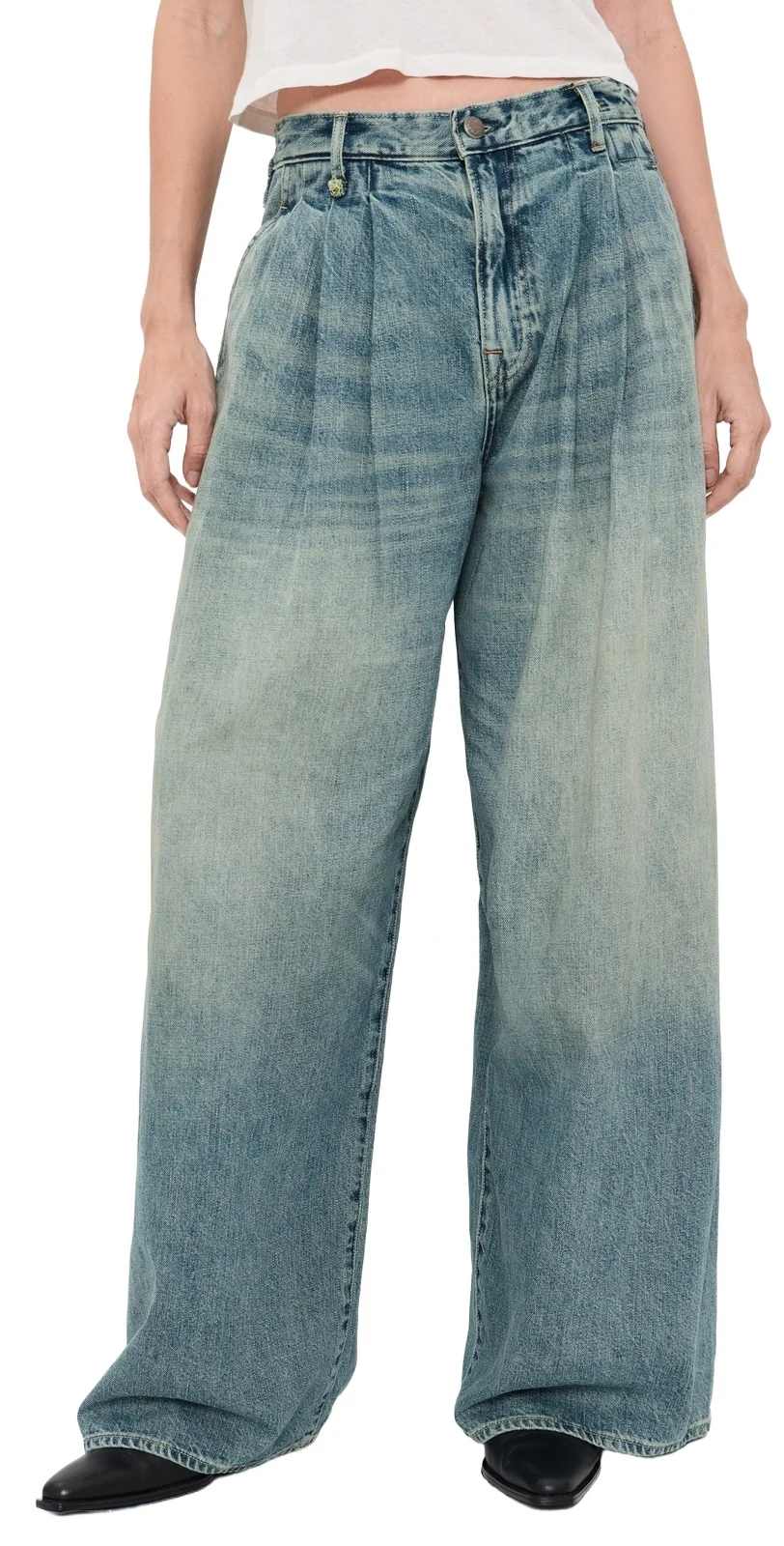 Triple Pleat Jeans Triple Pleat Jeans