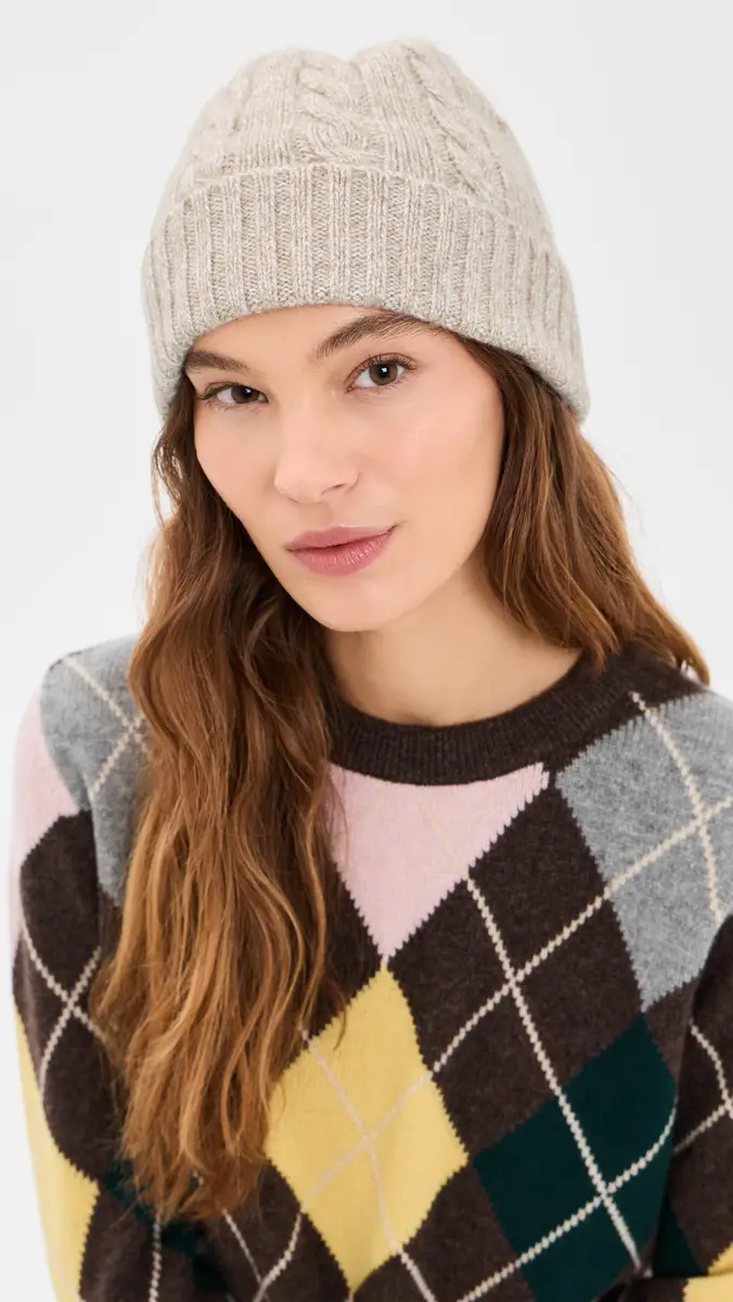 Jenni Kayne Cashmere Cable Beanie | Thumbnail 3