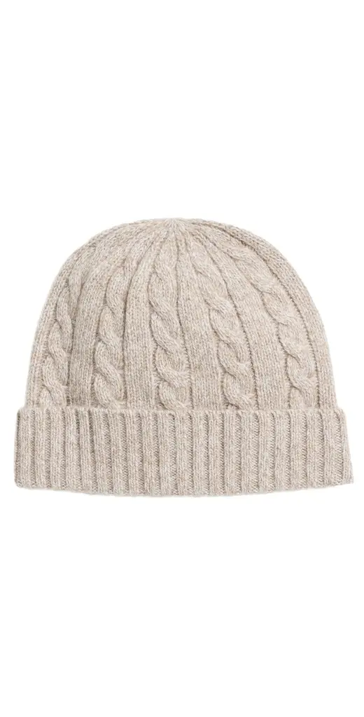 Cashmere Cable Beanie