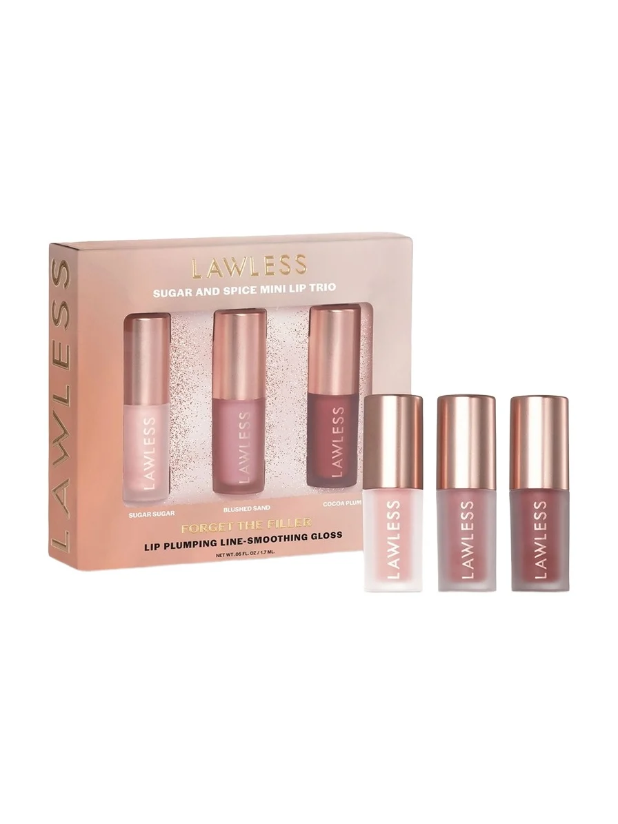 LAWLESS Mini Forget The Filler Lip Plumping Line Smoothing Gloss Set