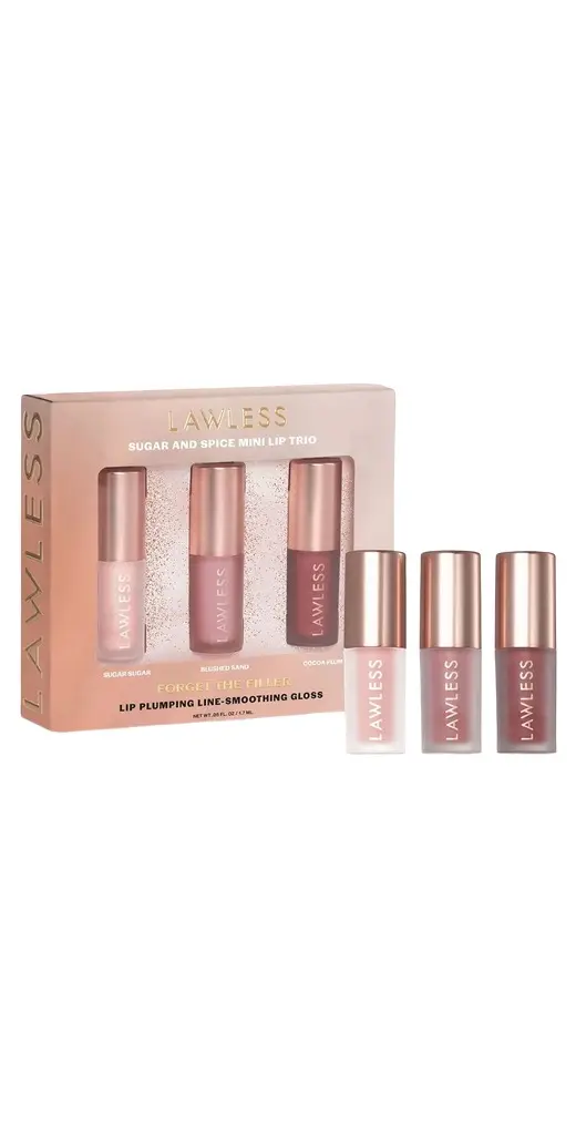LAWLESS Mini Forget The Filler Lip Plumping Line Smoothing Gloss Set