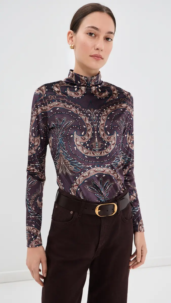 Veronica Beard Nate Velvet Top | Thumbnail 2 Veronica Beard Nate Velvet Top | Thumbnail 2