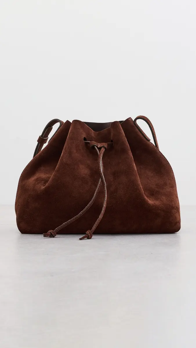 MANSUR GAVRIEL Secchio Suede Crossbody Bag | Thumbnail 2 MANSUR GAVRIEL Secchio Suede Crossbody Bag | Thumbnail 2