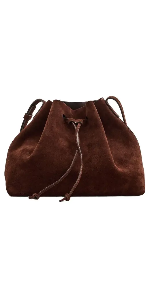 MANSUR GAVRIEL Secchio Suede Crossbody Bag