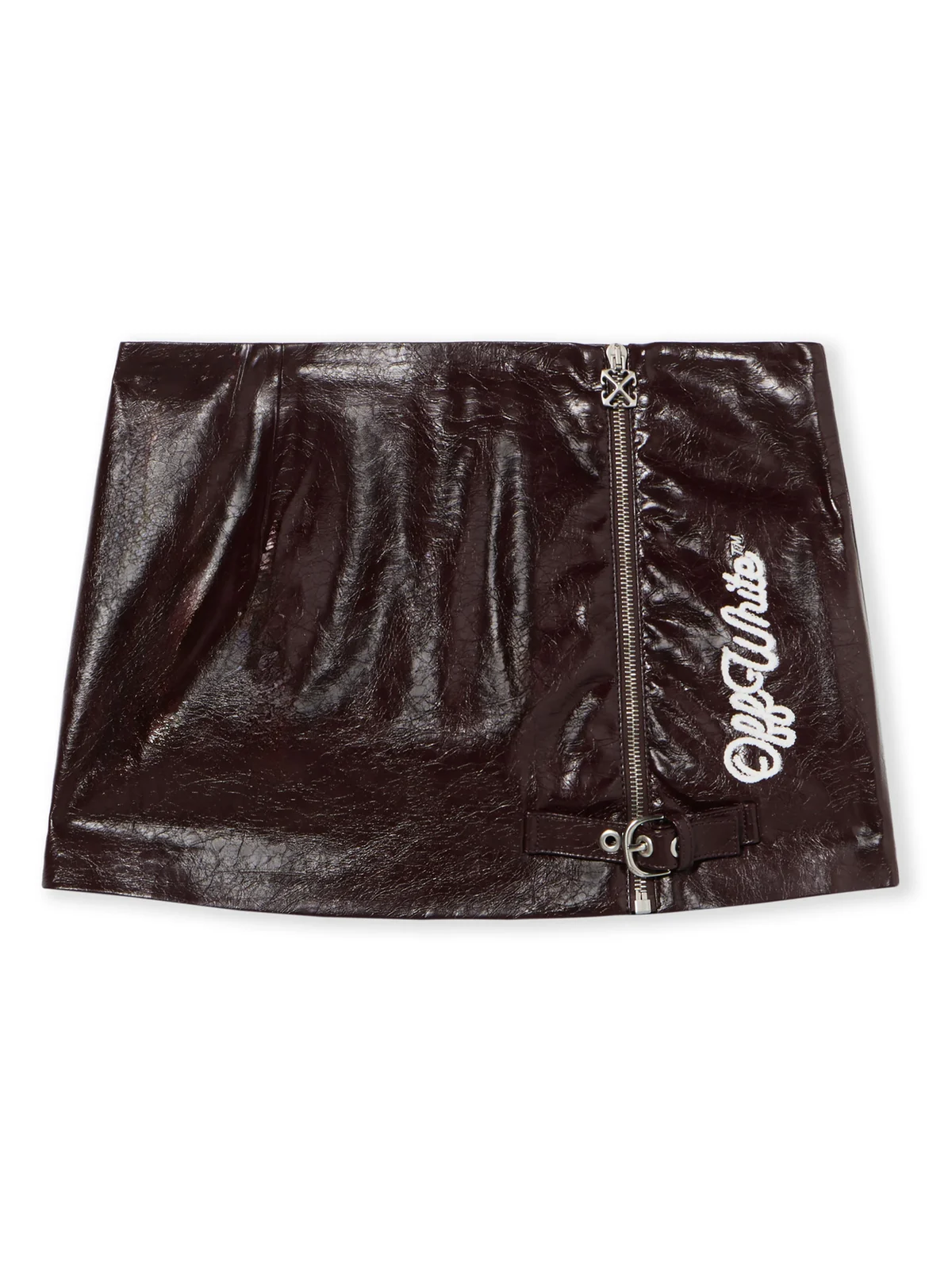 Crinkle Coated Mini Skirt Crinkle Coated Mini Skirt