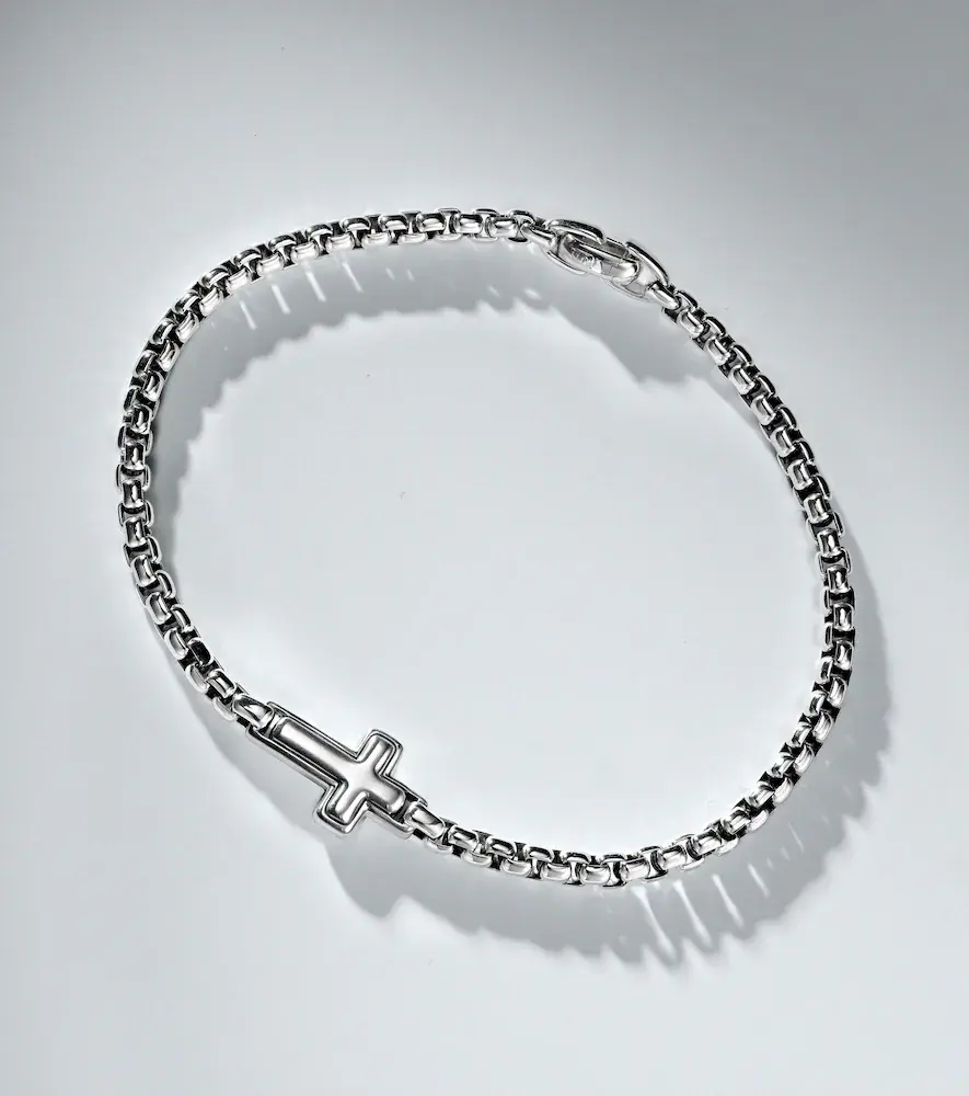 David Yurman Cross Station sterling silver bracelet | Thumbnail 4 David Yurman Cross Station sterling silver bracelet | Thumbnail 4