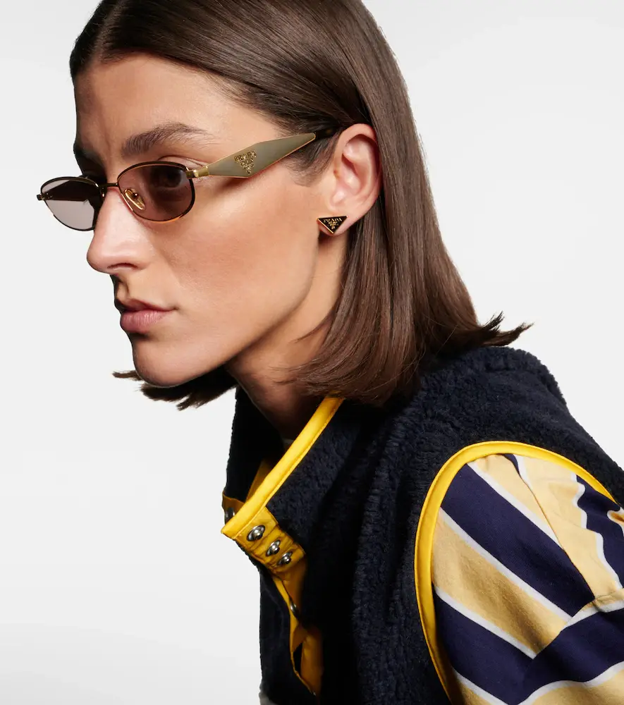 Prada Cartiglio oval sunglasses | Thumbnail 4 Prada Cartiglio oval sunglasses | Thumbnail 4