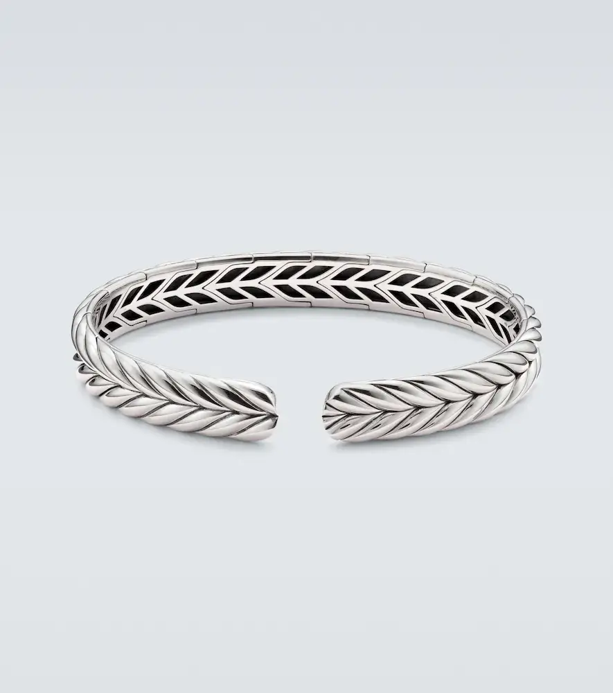 David Yurman Chevron sterling silver cuff bracelet | Thumbnail 2 David Yurman Chevron sterling silver cuff bracelet | Thumbnail 2