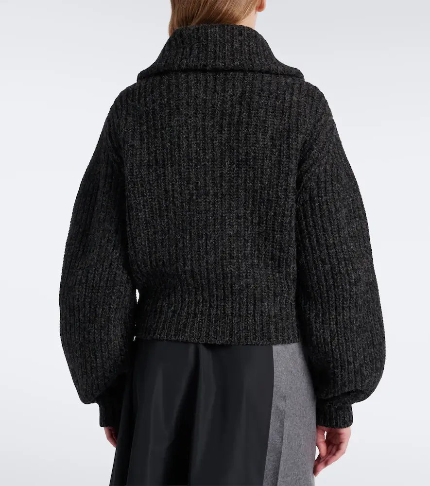 Lemaire Alpaca and yak zip-up cardigan | Thumbnail 2 Lemaire Alpaca and yak zip-up cardigan | Thumbnail 2
