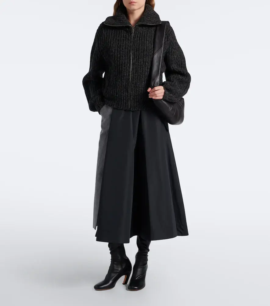 Lemaire Alpaca and yak zip-up cardigan | Thumbnail 4 Lemaire Alpaca and yak zip-up cardigan | Thumbnail 4