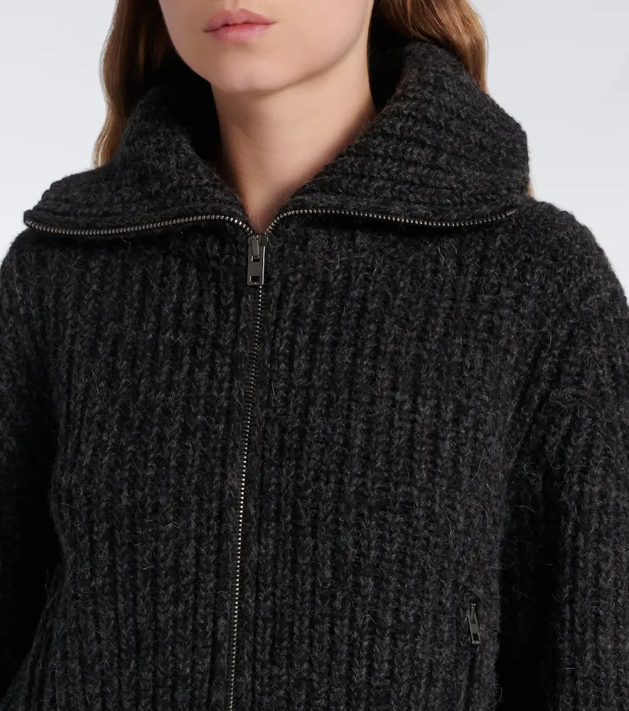 Lemaire Alpaca and yak zip-up cardigan | Thumbnail 5 Lemaire Alpaca and yak zip-up cardigan | Thumbnail 5