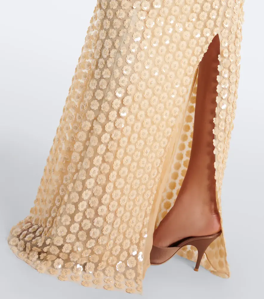 The New Arrivals Ilkyaz Ozel Embellished mesh gown | Thumbnail 5 The New Arrivals Ilkyaz Ozel Embellished mesh gown | Thumbnail 5