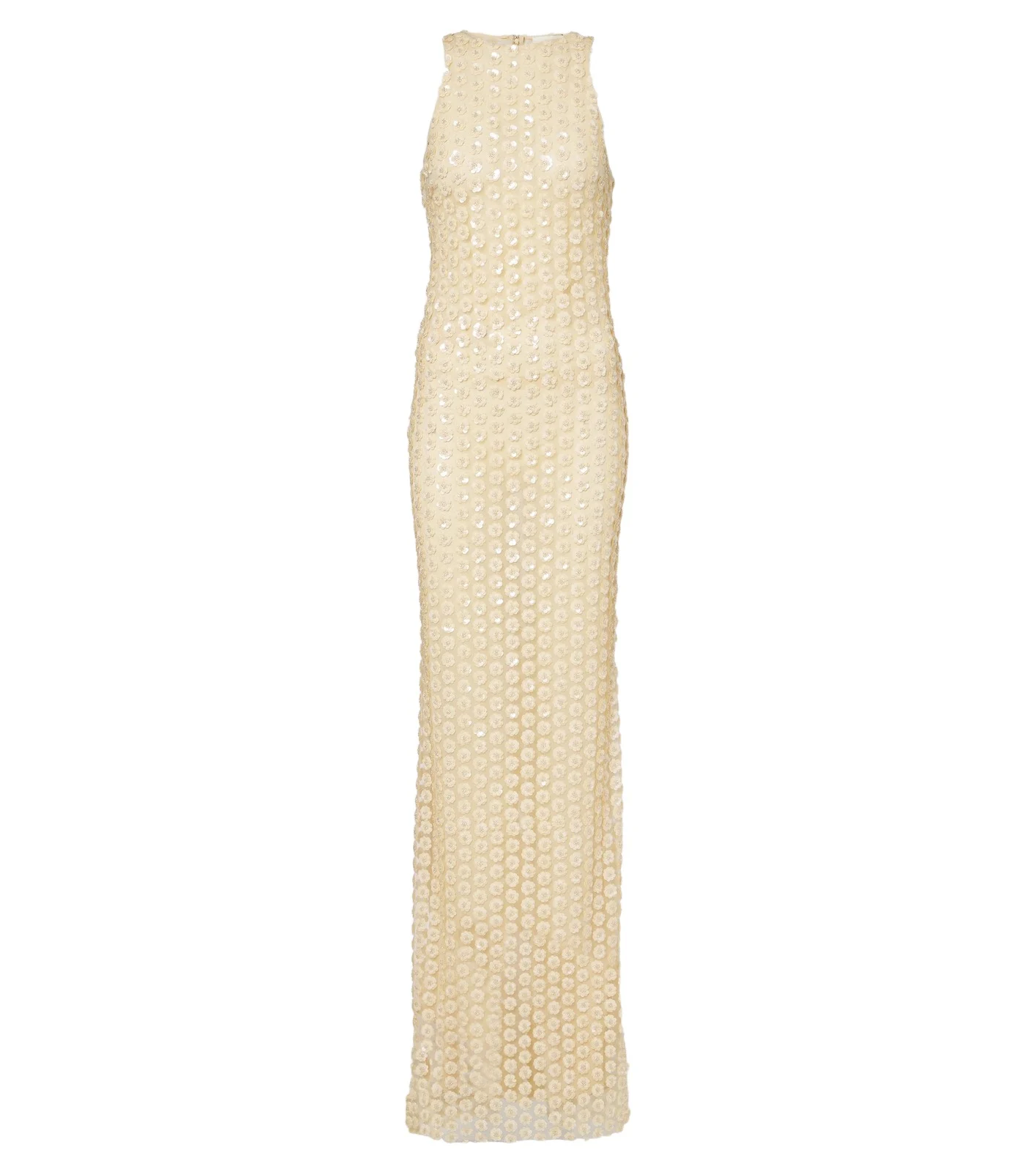 Embellished mesh gown Embellished mesh gown