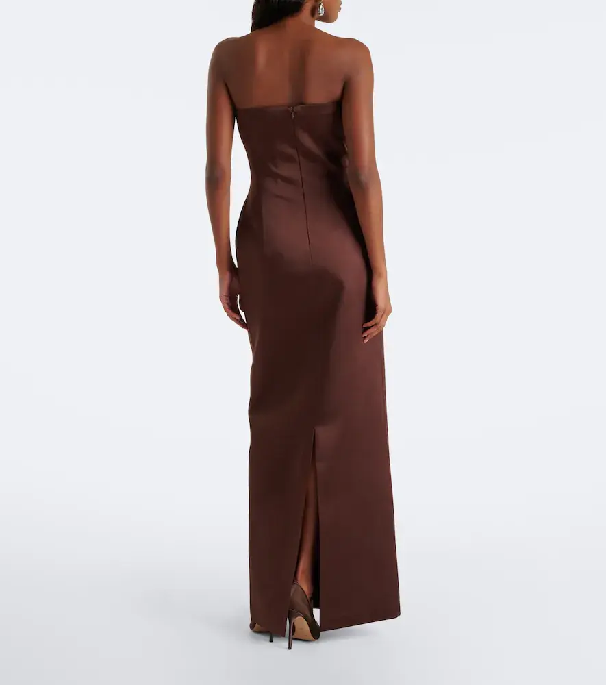 The New Arrivals Ilkyaz Ozel Embellished satin bustier gown | Thumbnail 2 The New Arrivals Ilkyaz Ozel Embellished satin bustier gown | Thumbnail 2