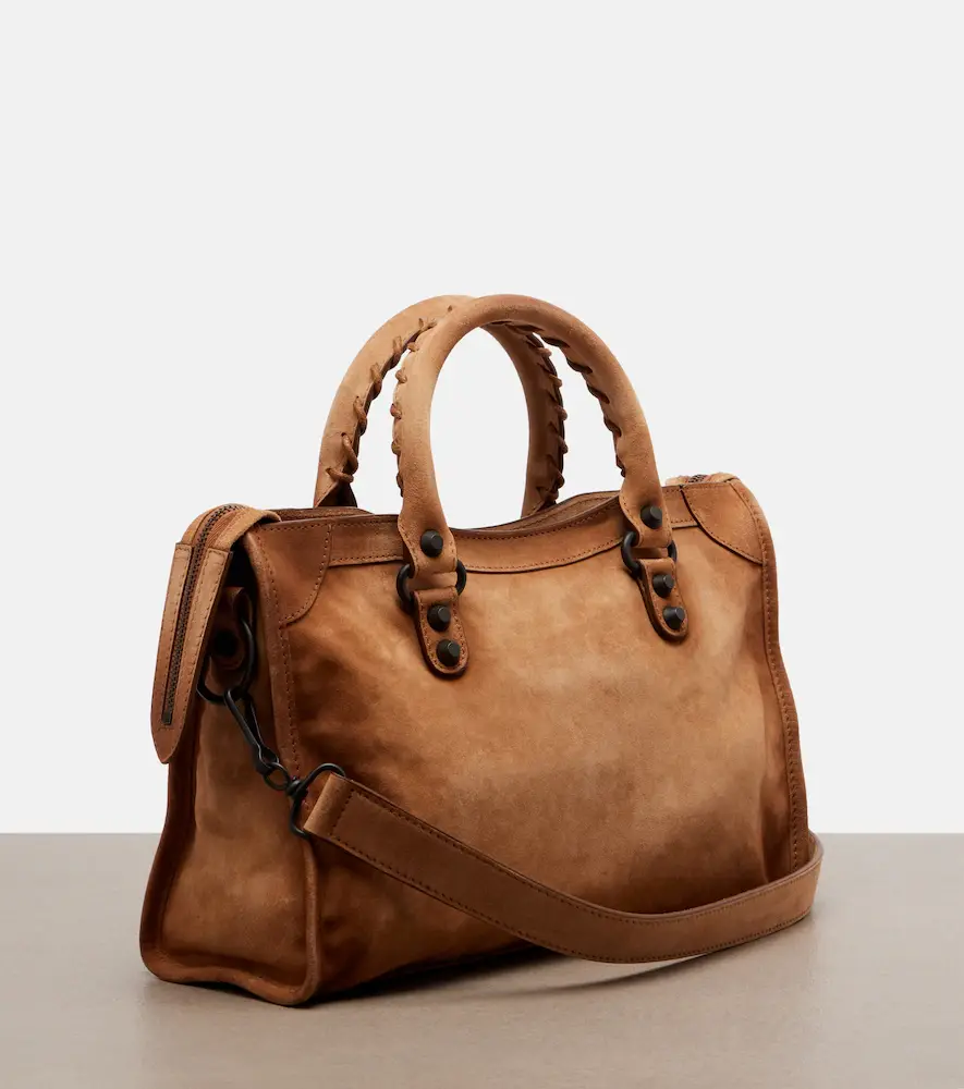 Balenciaga Le City Small suede top-handle bag | Thumbnail 2 Balenciaga Le City Small suede top-handle bag | Thumbnail 2