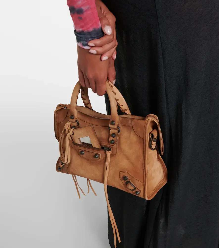 Balenciaga Le City Small suede top-handle bag | Thumbnail 5 Balenciaga Le City Small suede top-handle bag | Thumbnail 5