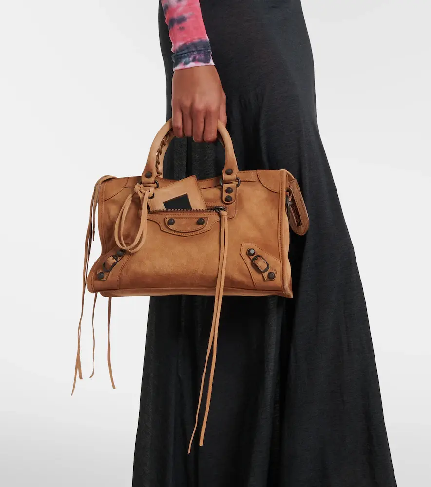 Balenciaga Le City Small suede top-handle bag | Thumbnail 6 Balenciaga Le City Small suede top-handle bag | Thumbnail 6