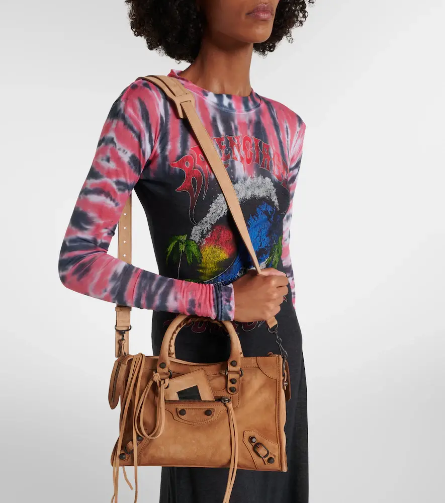 Balenciaga Le City Small suede top-handle bag | Thumbnail 8 Balenciaga Le City Small suede top-handle bag | Thumbnail 8