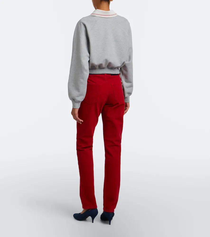 Versace Cotton corduroy slim pants | Thumbnail 3 Versace Cotton corduroy slim pants | Thumbnail 3
