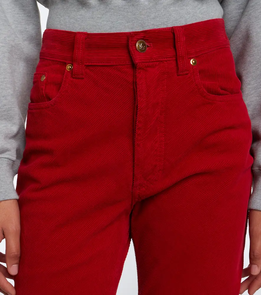 Versace Cotton corduroy slim pants | Thumbnail 5 Versace Cotton corduroy slim pants | Thumbnail 5