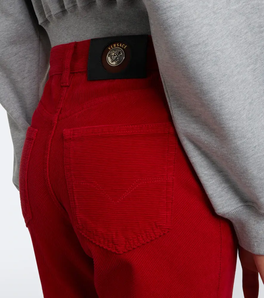 Versace Cotton corduroy slim pants | Thumbnail 6 Versace Cotton corduroy slim pants | Thumbnail 6