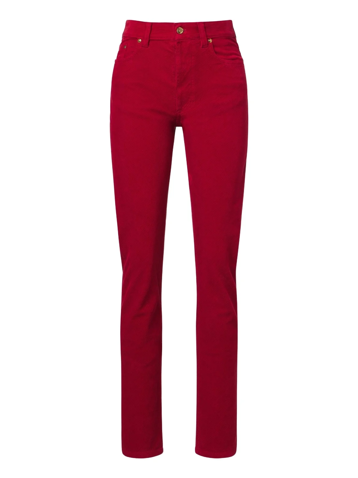 Cotton corduroy slim pants