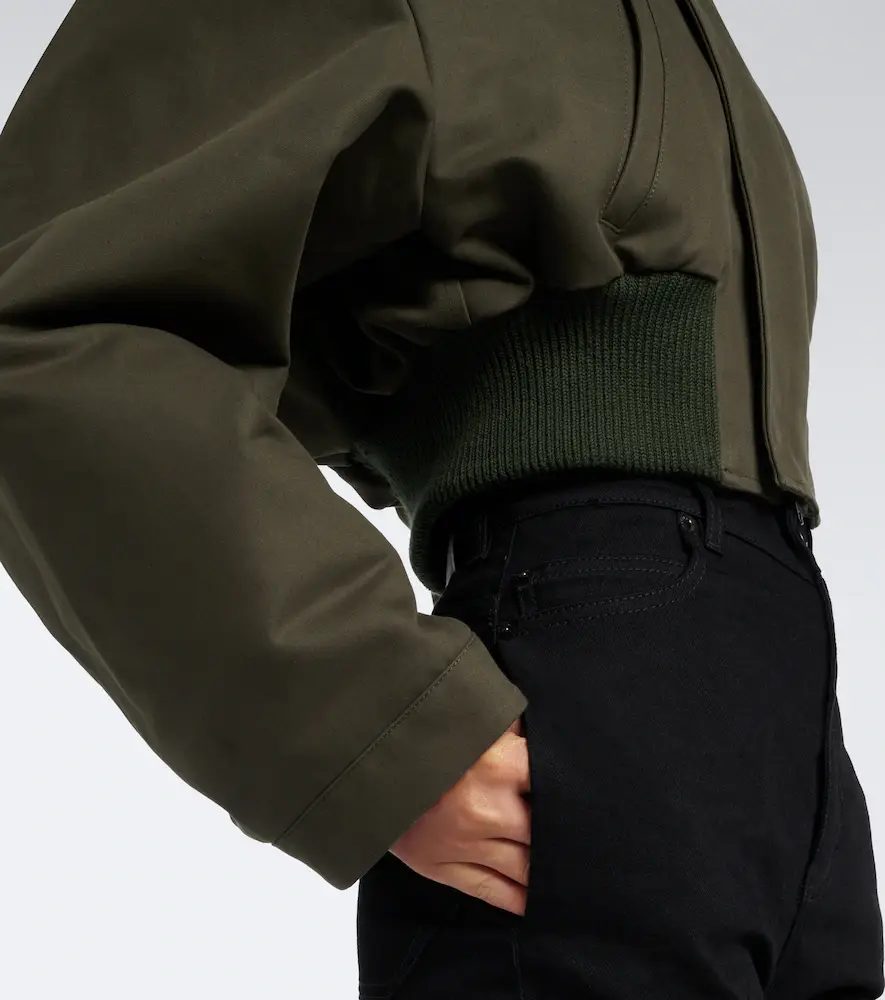 Balenciaga Cropped cotton jacket | Thumbnail 2 Balenciaga Cropped cotton jacket | Thumbnail 2