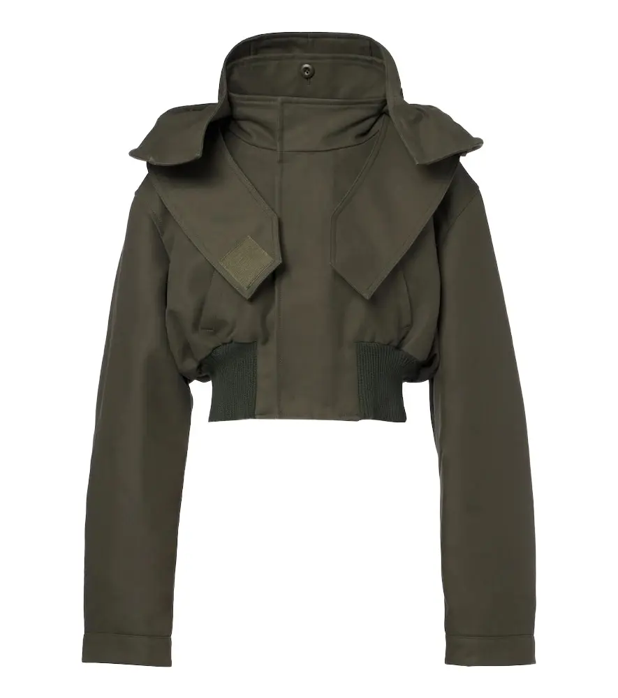 Balenciaga Cropped cotton jacket