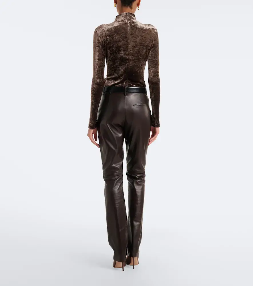 Ralph Lauren Collection Leather slim pants | Thumbnail 2 Ralph Lauren Collection Leather slim pants | Thumbnail 2