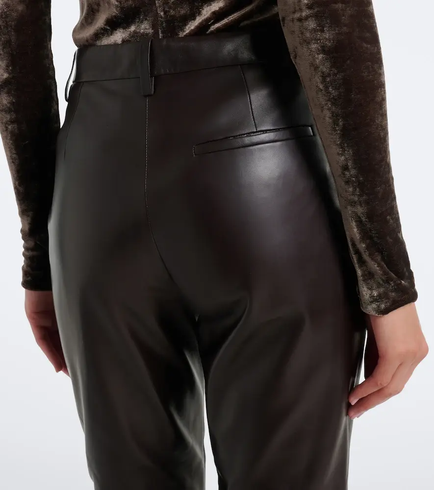 Ralph Lauren Collection Leather slim pants | Thumbnail 4 Ralph Lauren Collection Leather slim pants | Thumbnail 4