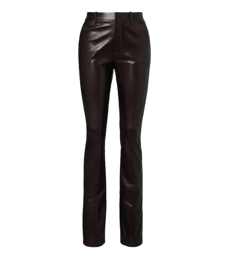 Ralph Lauren Collection Leather slim pants