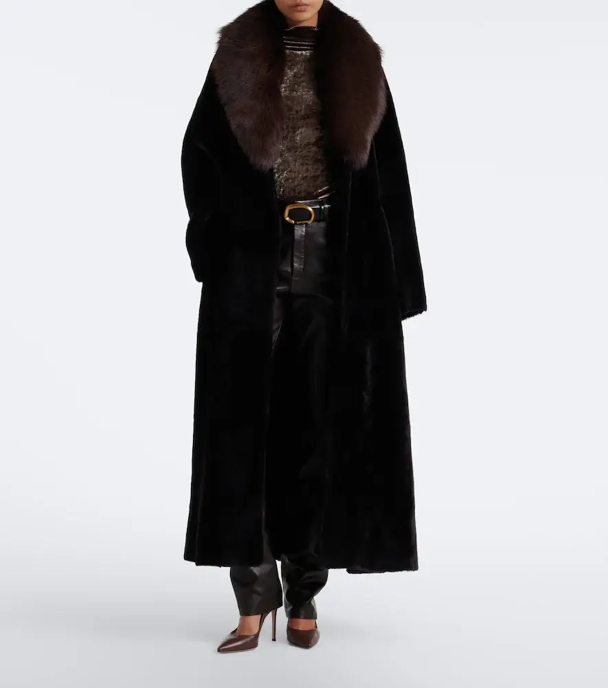 Ralph Lauren Collection Ilene velour top | Thumbnail 4 Ralph Lauren Collection Ilene velour top | Thumbnail 4