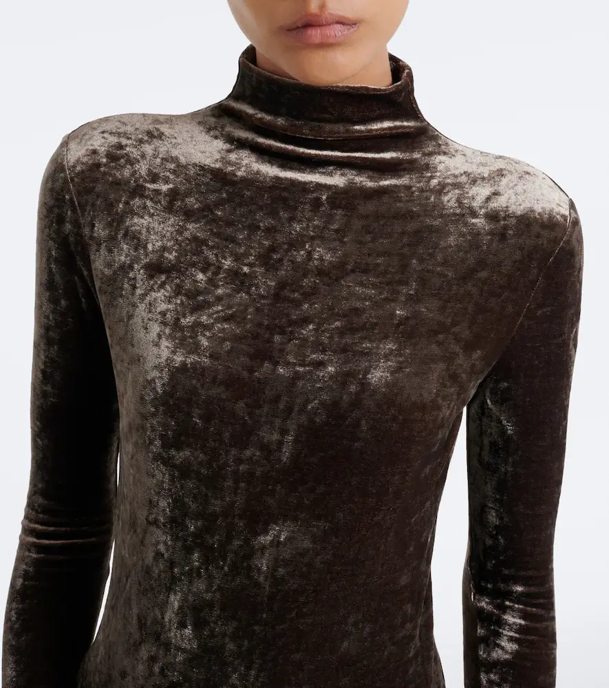 Ralph Lauren Collection Ilene velour top | Thumbnail 6 Ralph Lauren Collection Ilene velour top | Thumbnail 6