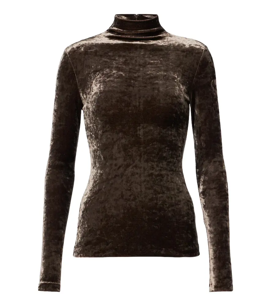 Ralph Lauren Collection Ilene velour top