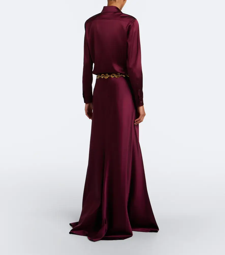 Ralph Lauren Collection Masina satin maxi skirt | Thumbnail 6 Ralph Lauren Collection Masina satin maxi skirt | Thumbnail 6