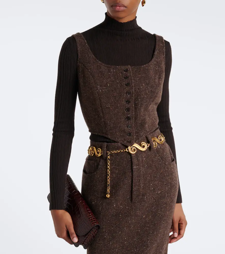 Ralph Lauren Collection Sherry wool and cashmere-blend tweed top | Thumbnail 5 Ralph Lauren Collection Sherry wool and cashmere-blend tweed top | Thumbnail 5