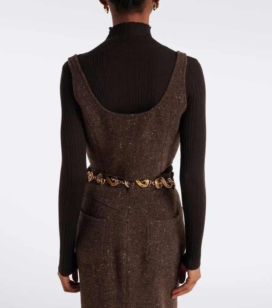 Ralph Lauren Collection Sherry wool and cashmere-blend tweed top | Thumbnail 6 Ralph Lauren Collection Sherry wool and cashmere-blend tweed top | Thumbnail 6