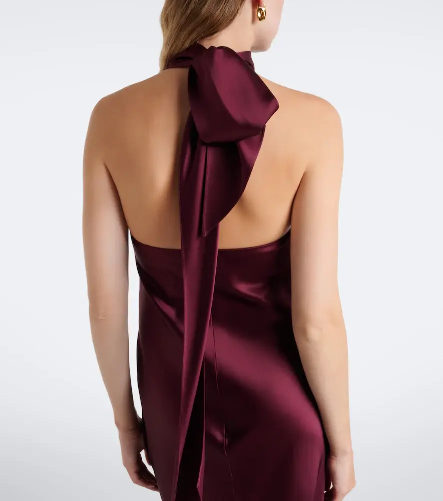 Ralph Lauren Collection Chilton halterneck satin gown | Thumbnail 4 Ralph Lauren Collection Chilton halterneck satin gown | Thumbnail 4