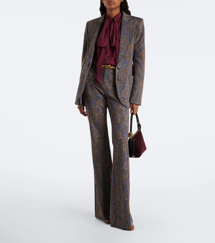 Etro Small velvet shoulder bag | Thumbnail 6 Etro Small velvet shoulder bag | Thumbnail 6