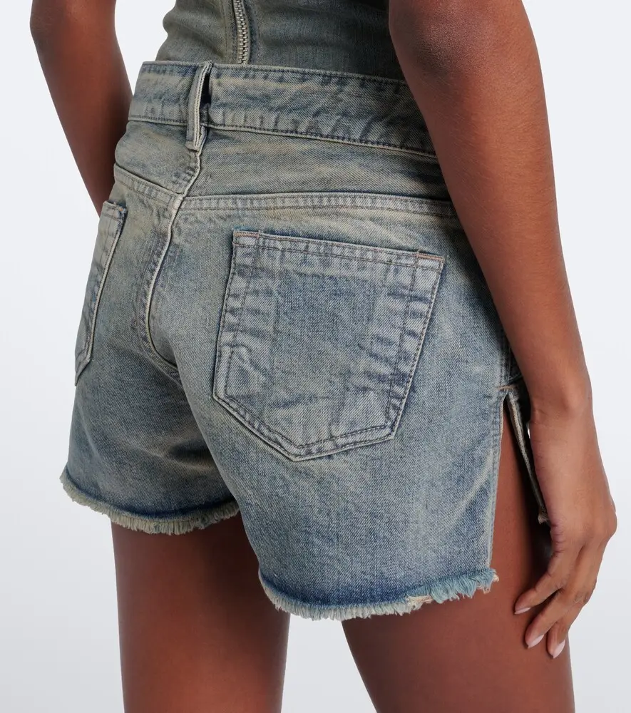 Rick Owens DRKSHDW Lana faded denim shorts | Thumbnail 2 Rick Owens DRKSHDW Lana faded denim shorts | Thumbnail 2
