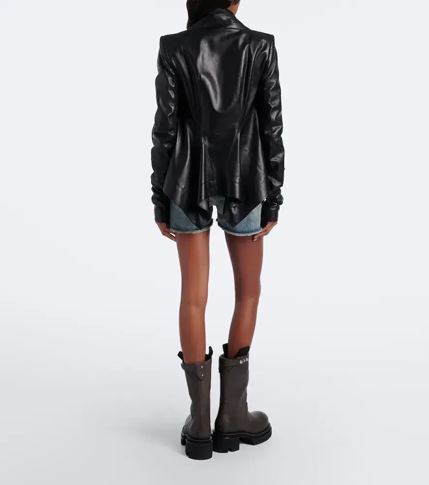 Rick Owens DRKSHDW Lana faded denim shorts | Thumbnail 5 Rick Owens DRKSHDW Lana faded denim shorts | Thumbnail 5