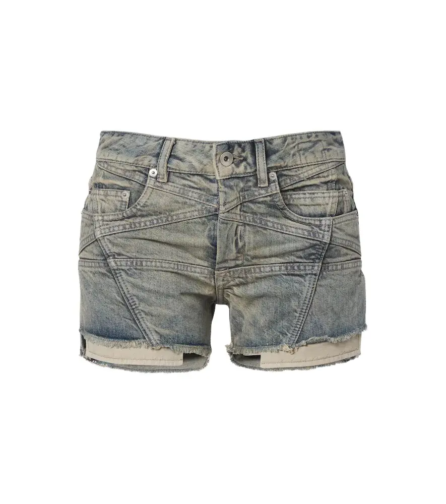DRKSHDW Lana faded denim shorts DRKSHDW Lana faded denim shorts