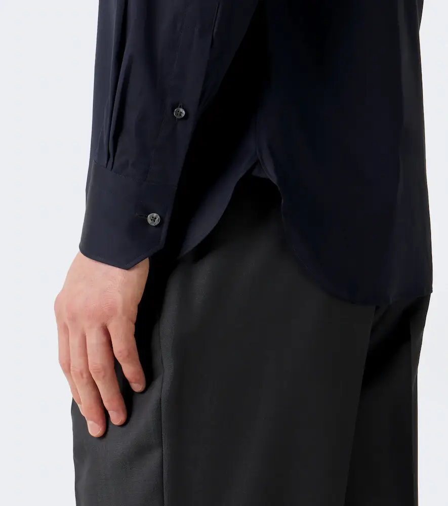 Zegna Cotton-blend poplin shirt | Thumbnail 4 Zegna Cotton-blend poplin shirt | Thumbnail 4