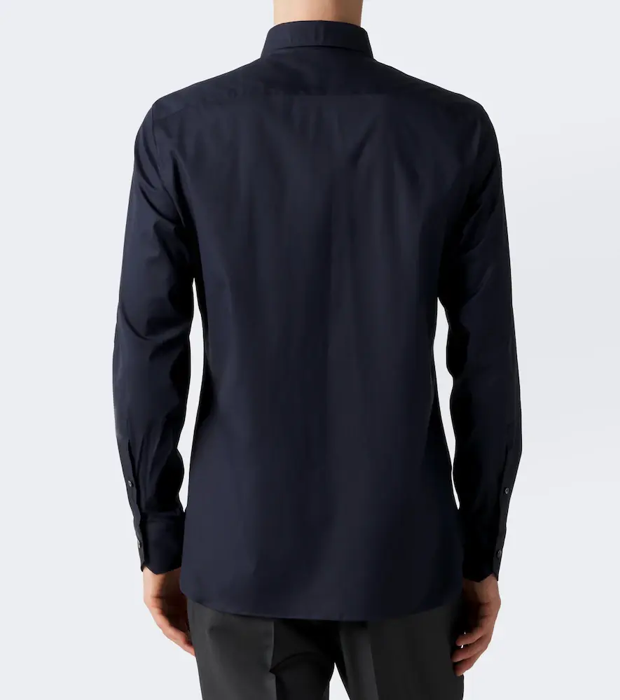 Zegna Cotton-blend poplin shirt | Thumbnail 5 Zegna Cotton-blend poplin shirt | Thumbnail 5