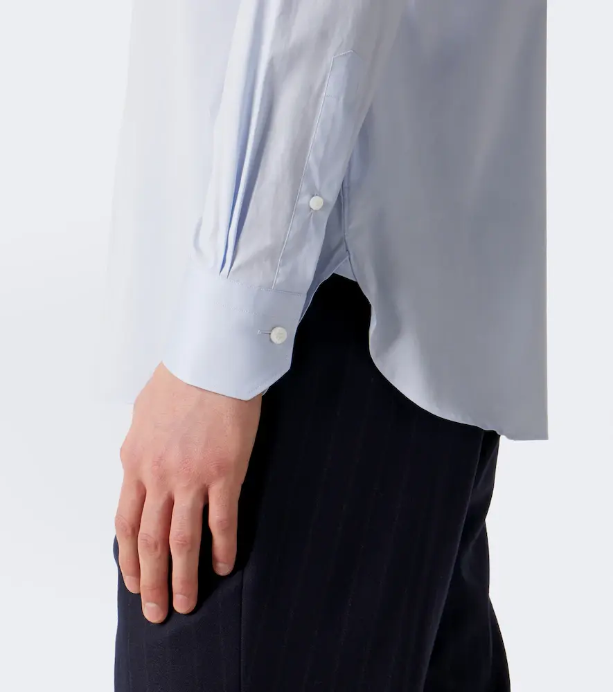 Zegna Cotton-blend poplin shirt | Thumbnail 2 Zegna Cotton-blend poplin shirt | Thumbnail 2